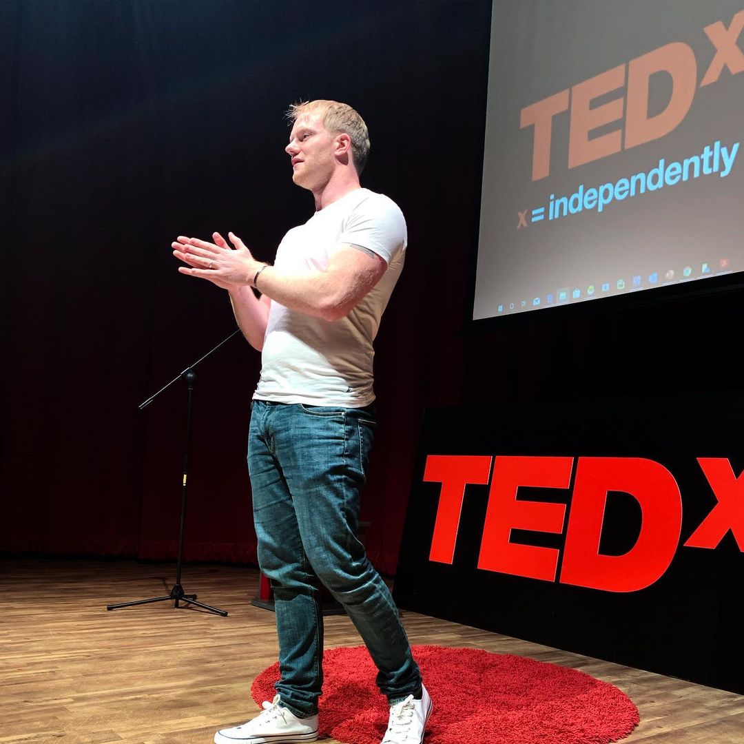 Henry speaking at TEDx